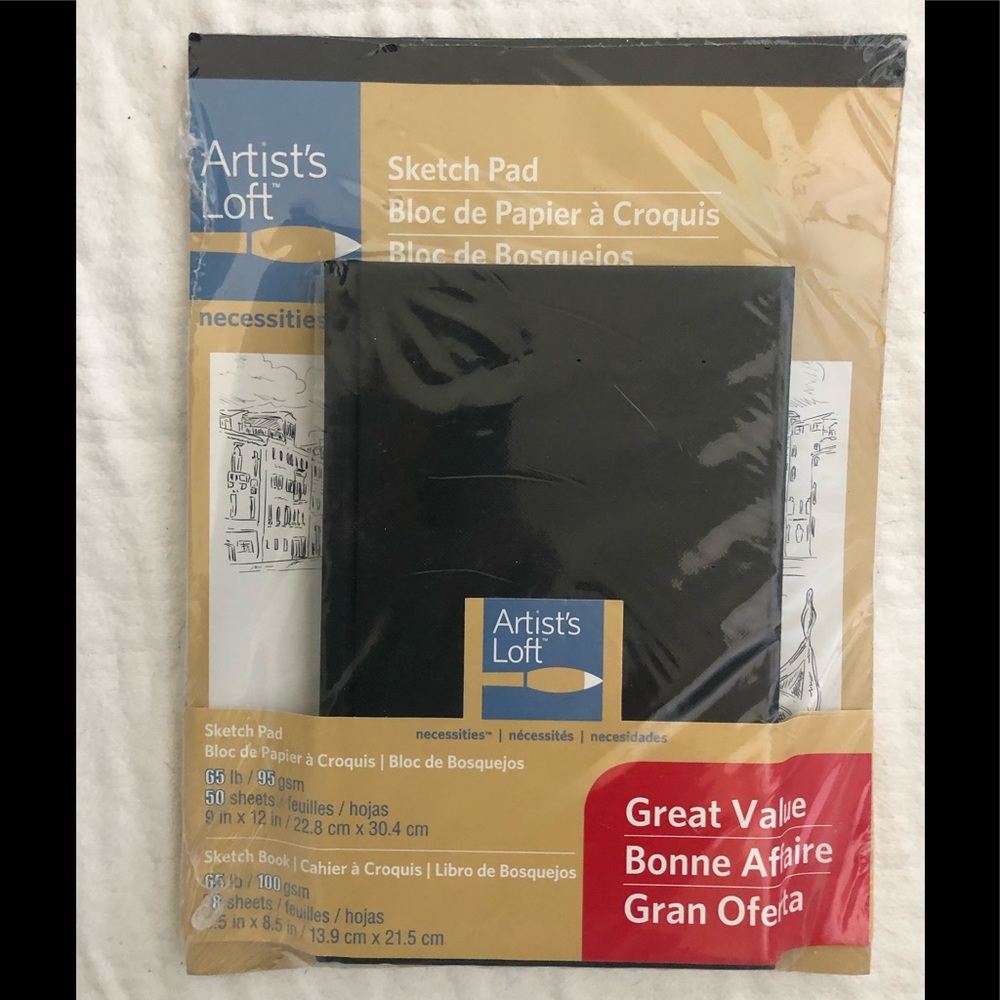 NWT Artist Sketch Pad and Sketch Book
